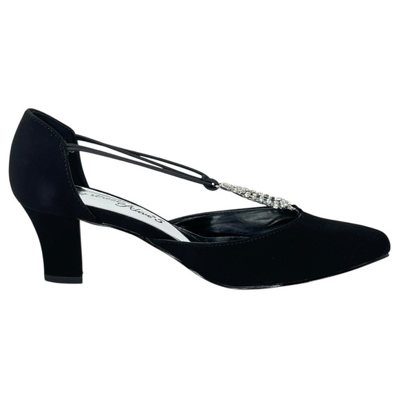 Easy Street Moonlight Black Lamy Womens Pumps Size 6WW - Picture 5 of 12
